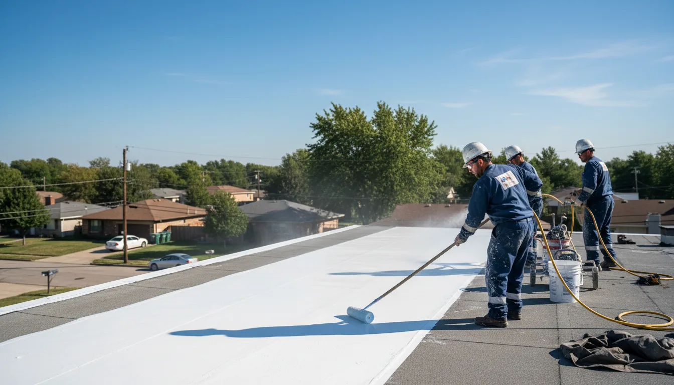 Commercial roof coating in Wabbaseka, AR near me